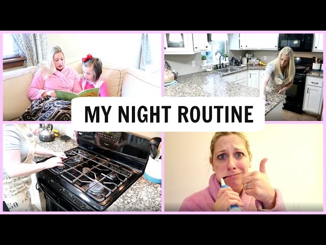 Cleaning Night Routine To Help You Push Through & Get It Done!