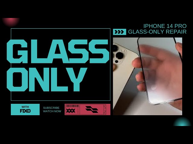 iPhone 14 Pro Glass-Only Repair: DIY Fix Guide