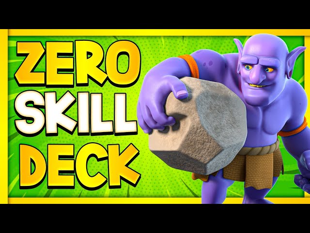 THE #1 BEST *NO SKILL* DECK in CLASH ROYALE