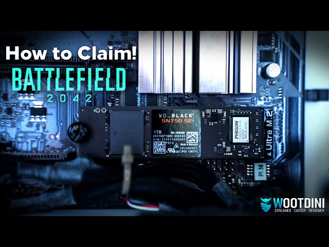 How to Claim and Install Battlefield 2042 with the limited edition Western Digital SN750SE Black