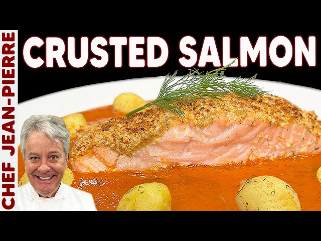 How to Make an Easy Crusted Salmon | Chef Jean-Pierre