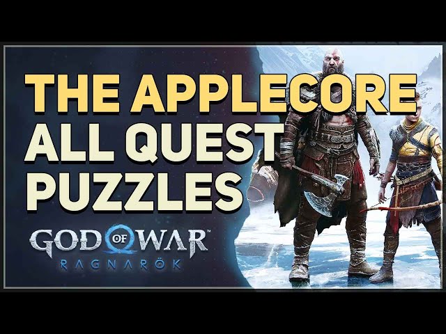 All Quest Puzzles The Applecore God of War Ragnarok
