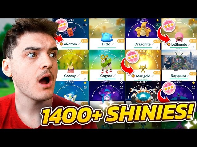 Inside PokeDaxi's 1400+ Shiny Collection!