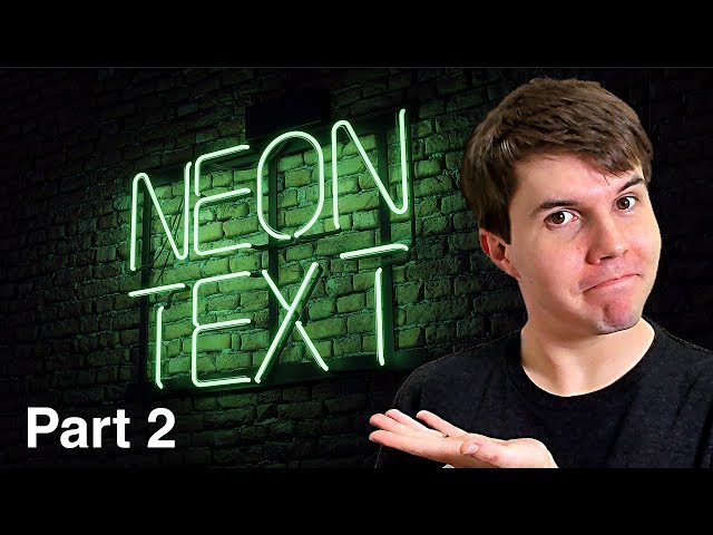 How to Make a Neon Sign in Blender 2.8 - Part 2