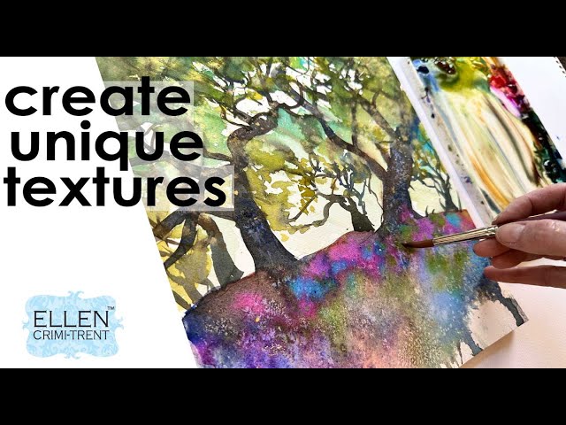 How to create Unique Watercolor Textures