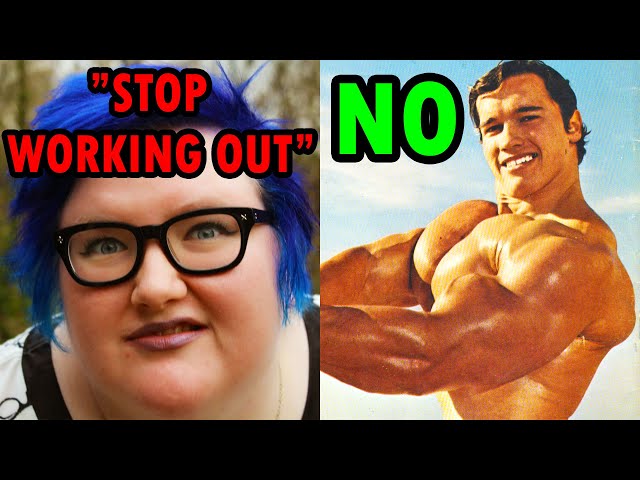 "Dear men stop working out!"