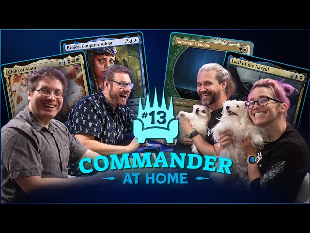 Commander at Home #13 - Samwise vs Nazgul vs Braids vs Child of Alara feat JumboCommander and Chris