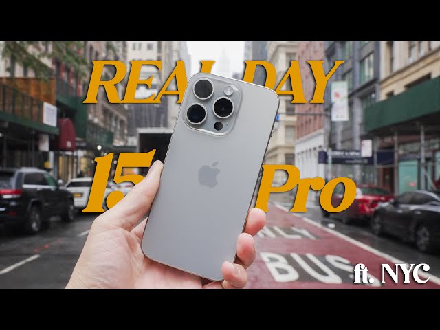 iPhone 15 Pro - Real Day in The Life Review ft. NYC (Battery & Performance)