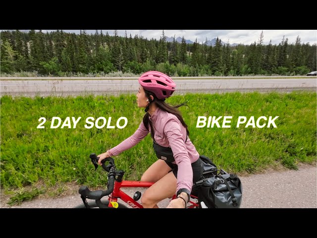 2 Day Solo-Cycling to Banff -100 Miles Through Prairie and Rocky Mountain