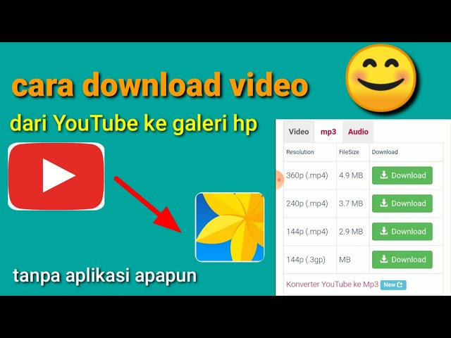 cara download video dari YouTube ke galeri hp @anggawahyu414994w