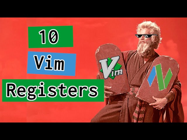 Understanding The Vim Registers