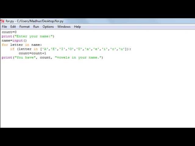 Python Programming Tutorial - 18: The FOR Loop