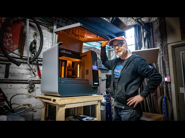 Adam Savage's One Day Builds: Resin 3D Printer Station!