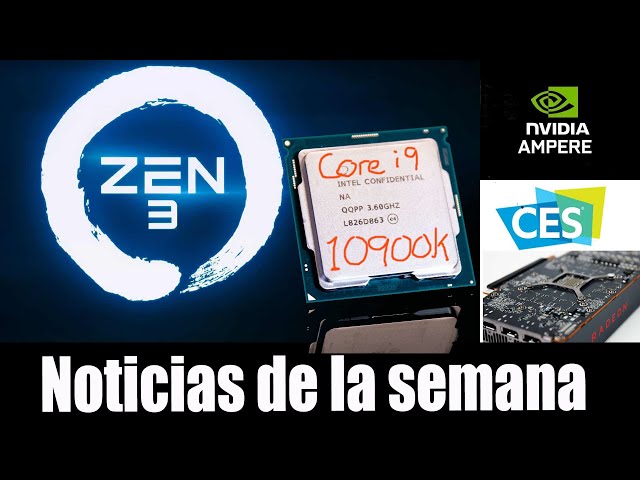 NewsTech 01 - CES2020 | AMD RX 5600 & ZEN3 | NVIDIA AMPERE | Intel Core i9 10900K | PlayStation 5