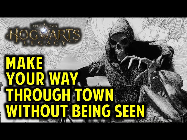 Make Your Way Through the Town Without Being Seen | Niamh Fitzgerald's Trial | Hogwarts Legacy