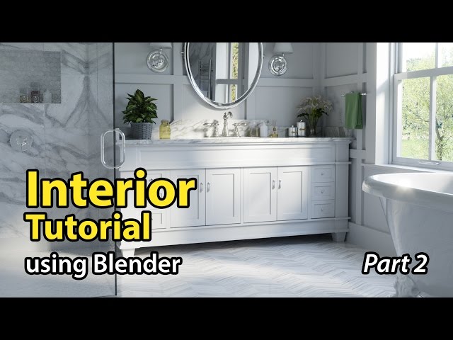 Blender Tutorial: Architectural Interior - Part 2 of 2