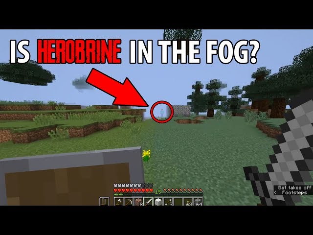 Finding Herobrine Hiding in The Fog in Minecraft? (Scary Herobrine Documentary)