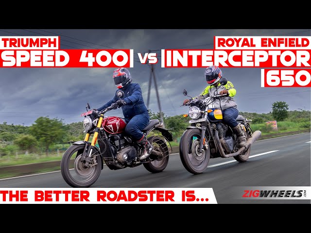 Triumph Speed 400 vs Royal Enfield Interceptor 650 Compared | The Better British Roadster?