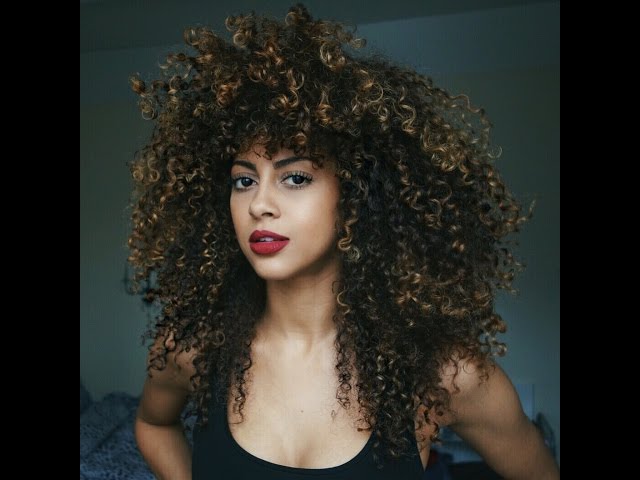 My Big Curly Hair Routine