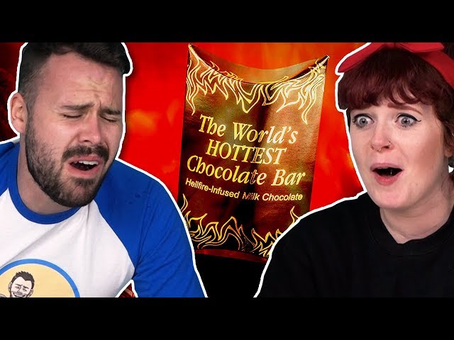 Irish People Try The World's Hottest Chocolate (9 Million Scoville!)