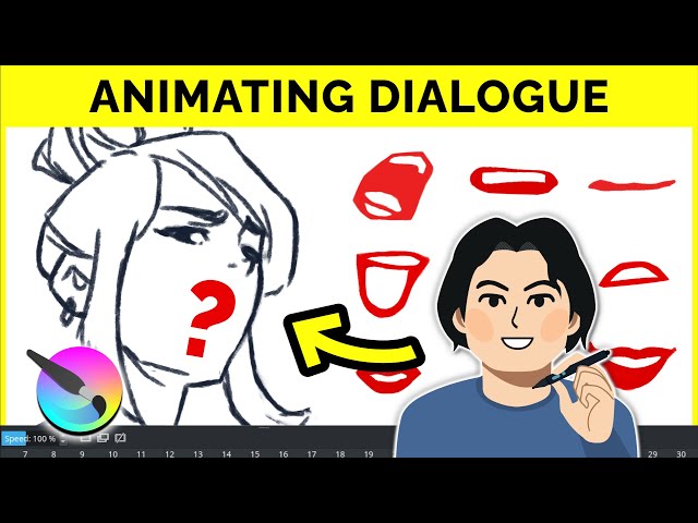🔴 Drawing MOUTH Movements for Animation (Part 1)