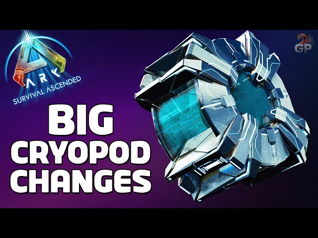 CRYOPOD latest BIG updates ARK Survival Ascended