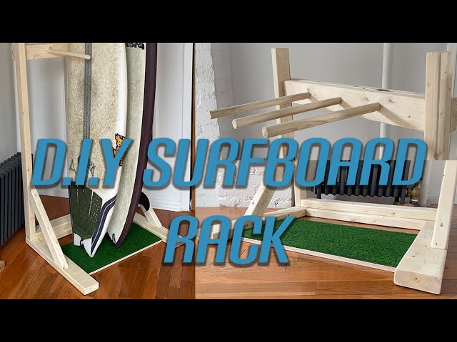 Simple DIY Surfboard Rack