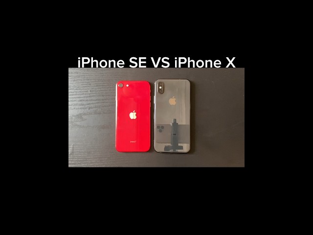 iPhone SE 2022 vs iPhone X  TEST in 2023 Best iPhone