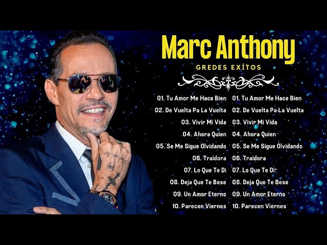 Marc Anthony Greatest Hits - 50 The best hits of MARC ANTHONY 💖 Salsa Romantic Songs Mix💖