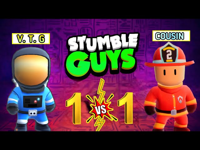 1 vs 1 with my cousin🤣|Stumble guys gameplay|Ep-2|On vtg!