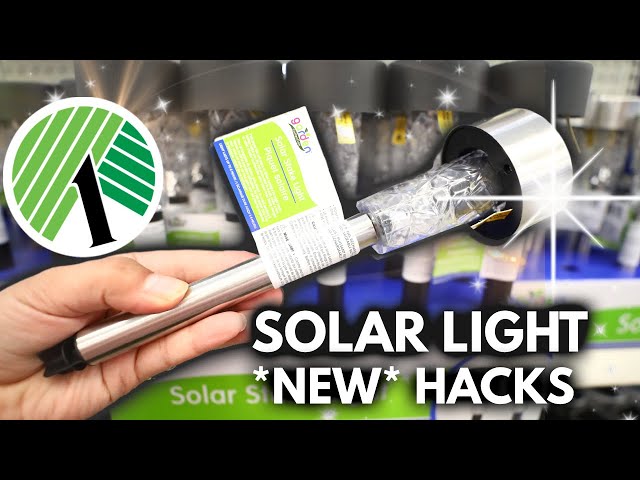 The genius NEW reason everyone's buying Dollar Store Solar Lights!