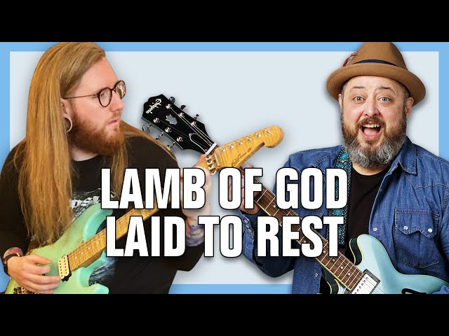 Lamb Of God Laid To Rest Guitar Lesson + Tutorial feat. @JamieSlays