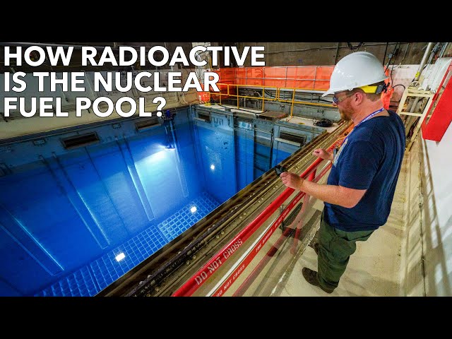 Inside San Onofre Nuclear Power Fuel Pool and Spent Fuel Storage