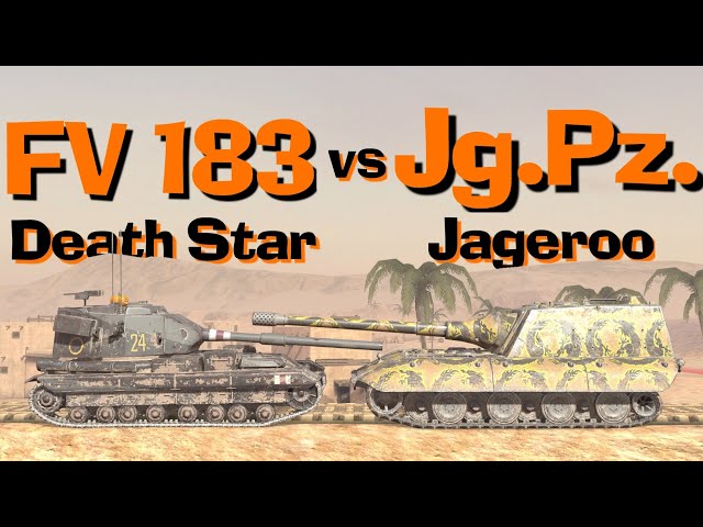 WOT Blitz Face Off || FV215b 183 vs Jg. Pz. E 100