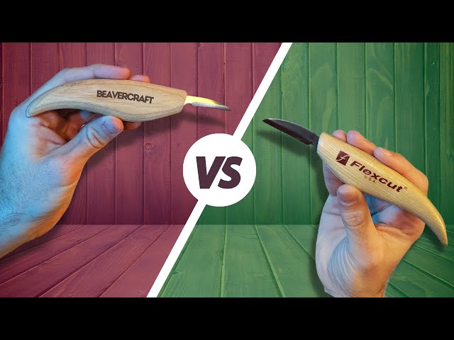 Flexcut VS BeaverCraft Knife Showdown - Which Set is Best for Beginner Whittling & Wood Carving?
