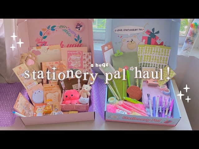 🌷 a HUGE stationery haul! ✨ ft. stationery pal 🍒