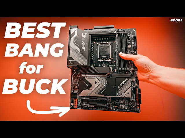 BEST Bang for Buck DDR5 motherboard - Gigabyte Z790 Gaming X AX