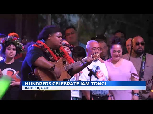 Thousands come out to the North Shore to celebrate Iam Tongi