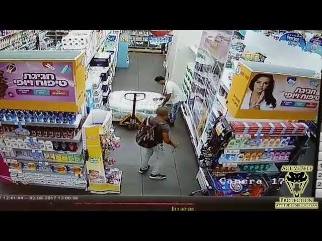 Supermarket Employee Attacked at Random | Active Self Protection