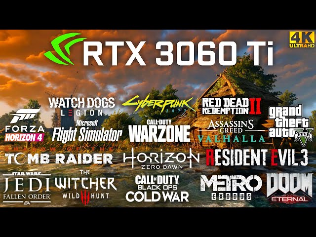 GeForce RTX 3060 Ti 8GB Test in 20 Games in 4K (Ryzen 5 3600)
