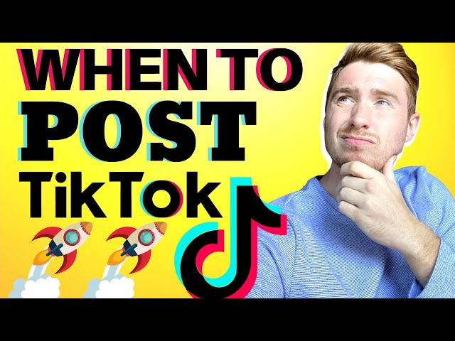 BEST TIME TO POST ON TIKTOK TO GO VIRAL 🚀 (0 - 100k followers fast!)