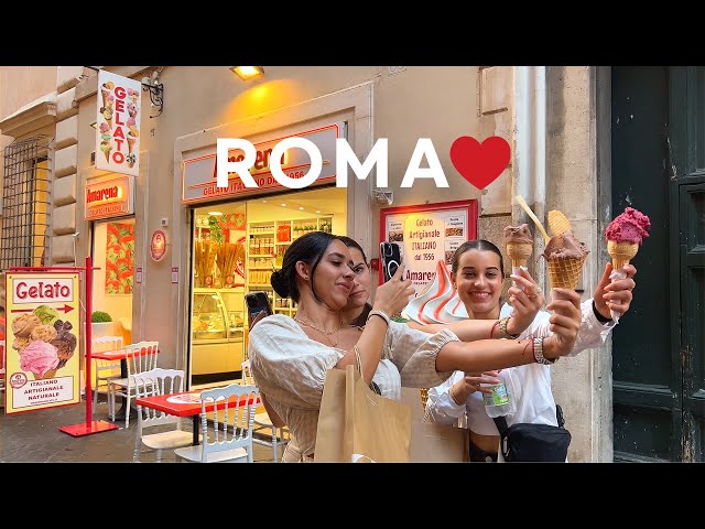[4K]🇮🇹 Italy Summer Evening Walk🌃: Rome, Piazza del Popolo, Spanish Steps, Terrazza del Pincio 2022