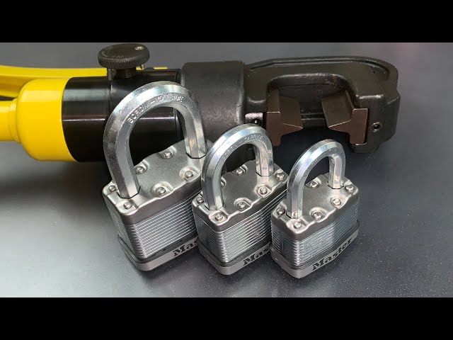 [765] How Tough are Master Lock’s Boron Carbide Shackles?