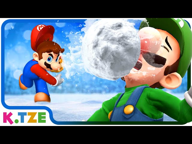 Mario VERLETZT Luigi und FÄLLT 😱😭 Super Mario Odyssey Story