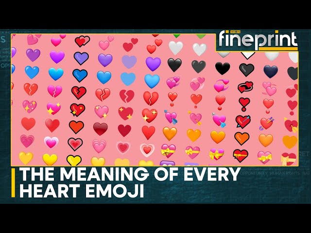 Meaning of every heart emoji: Do colours really matter? | WION Fineprint