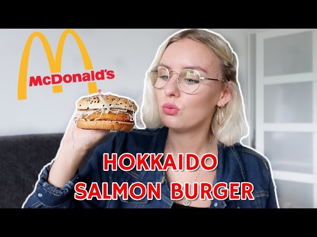 McDoanlds Hokkaido Salmon Burger In Singapore!