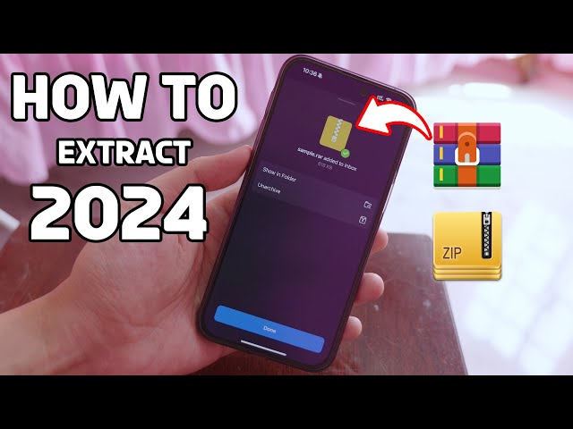 How to Open Or Extract RAR Files on Any iPhone in 2024