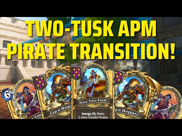 Tony Two-Tusk APM Transition!!! | Hearthstone Battlegrounds | Patch 21.2 | bofur_hs