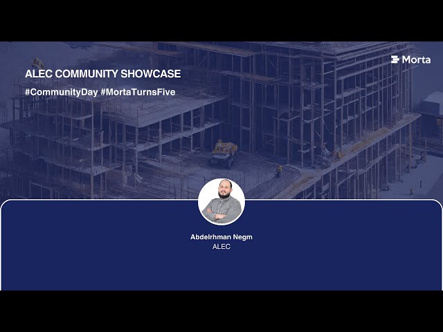 ALEC Community Showcase - Abdelrhman Negm