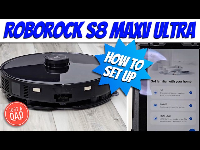 Roborock S8 MaxV Ultra Robot Vacuum and Sonic Mop I LOVE IT!  How to SETUP